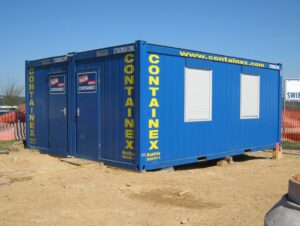 Baucontainer/Wohnwagen